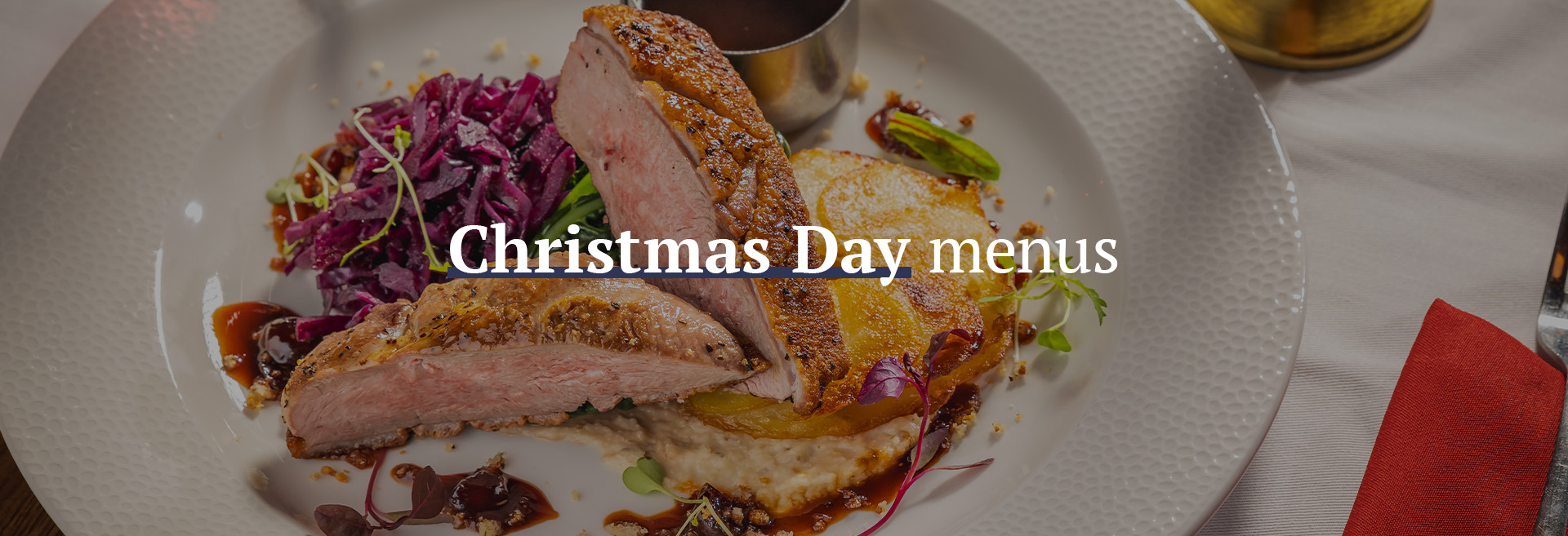 Christmas Day Menu at The Jericho